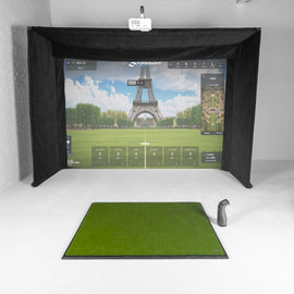 GolfBays LUX Golf Simulator Hitting Enclosure