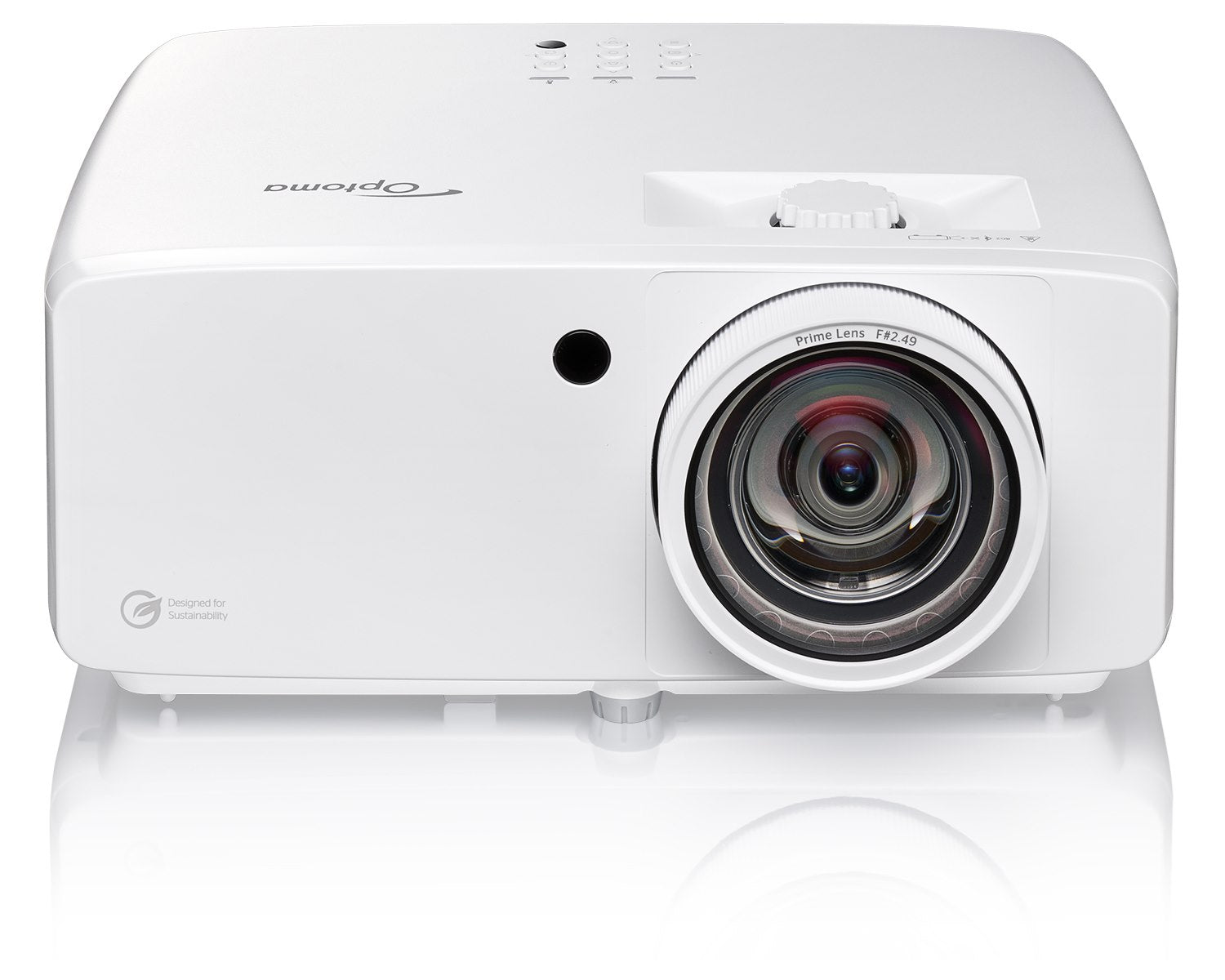 Optoma ZK521ST umweltfreundlicher 4K-UHD-Laserprojektor mit Kurzdistanz
