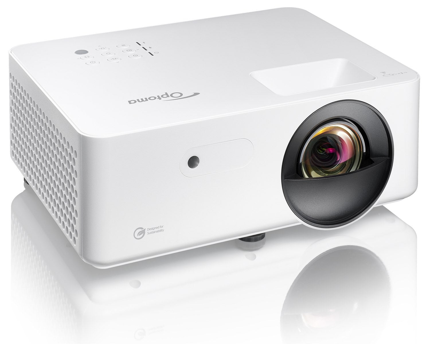 Optoma LW351ST Kompakter WXGA-4LED-Kurzdistanzprojektor mit hoher Helligkeit