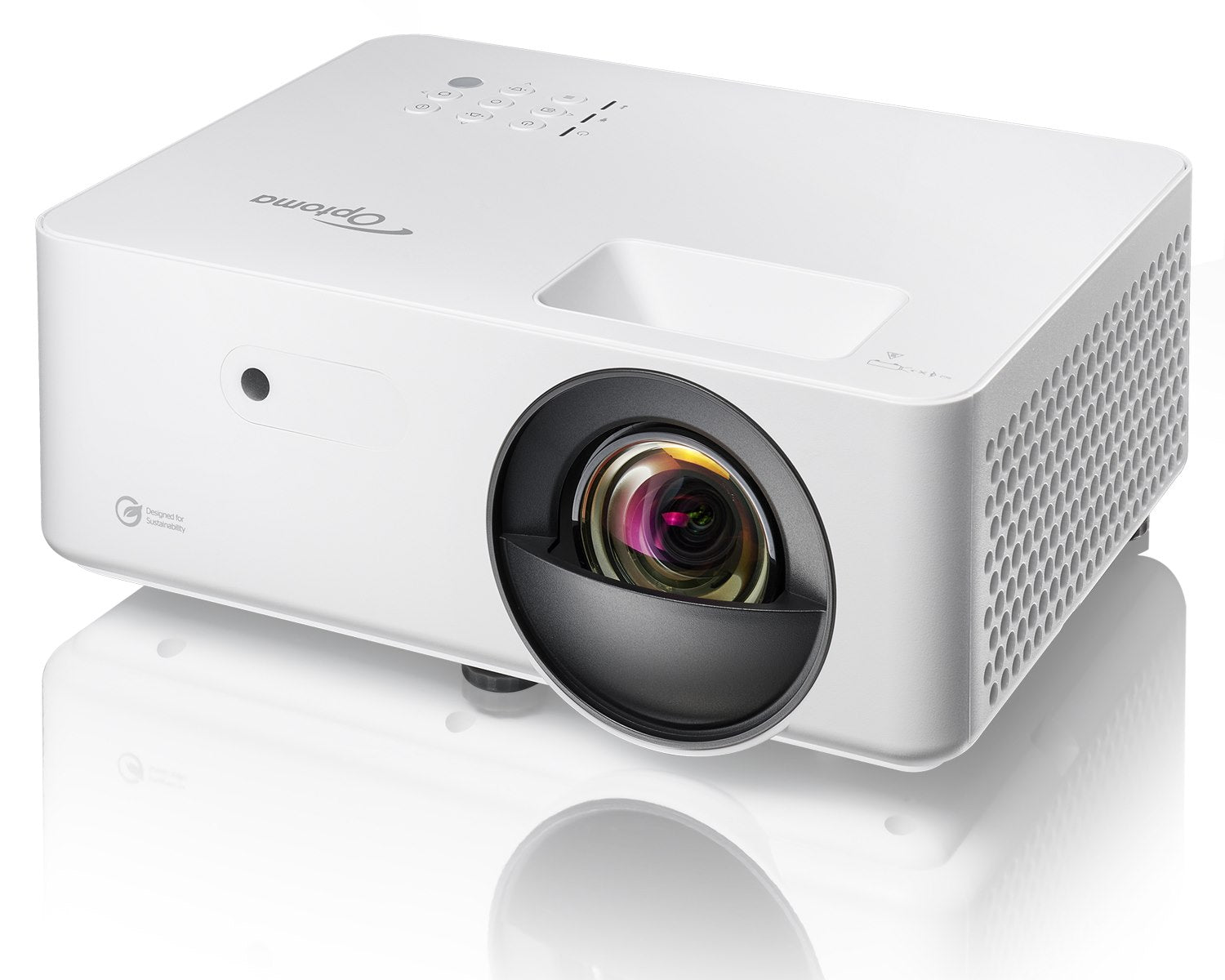 Optoma LW351ST Kompakter WXGA-4LED-Kurzdistanzprojektor mit hoher Helligkeit