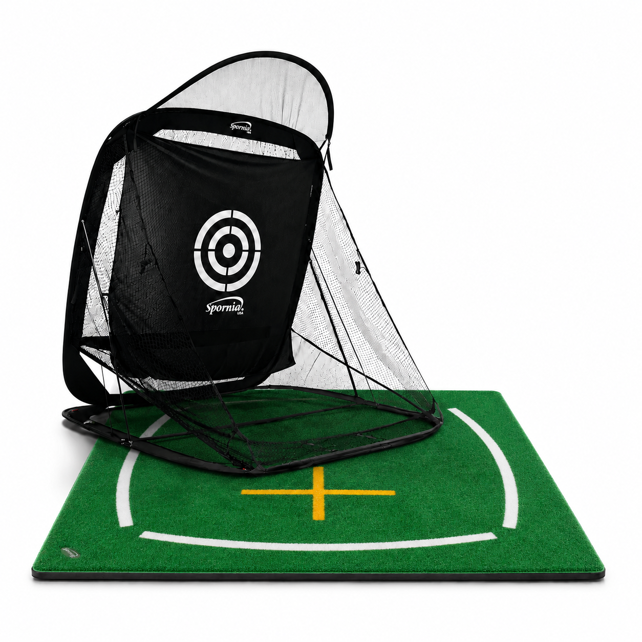 Spornia SPG-7 Golf-Übungsnetz + Lehrmatten-Paket