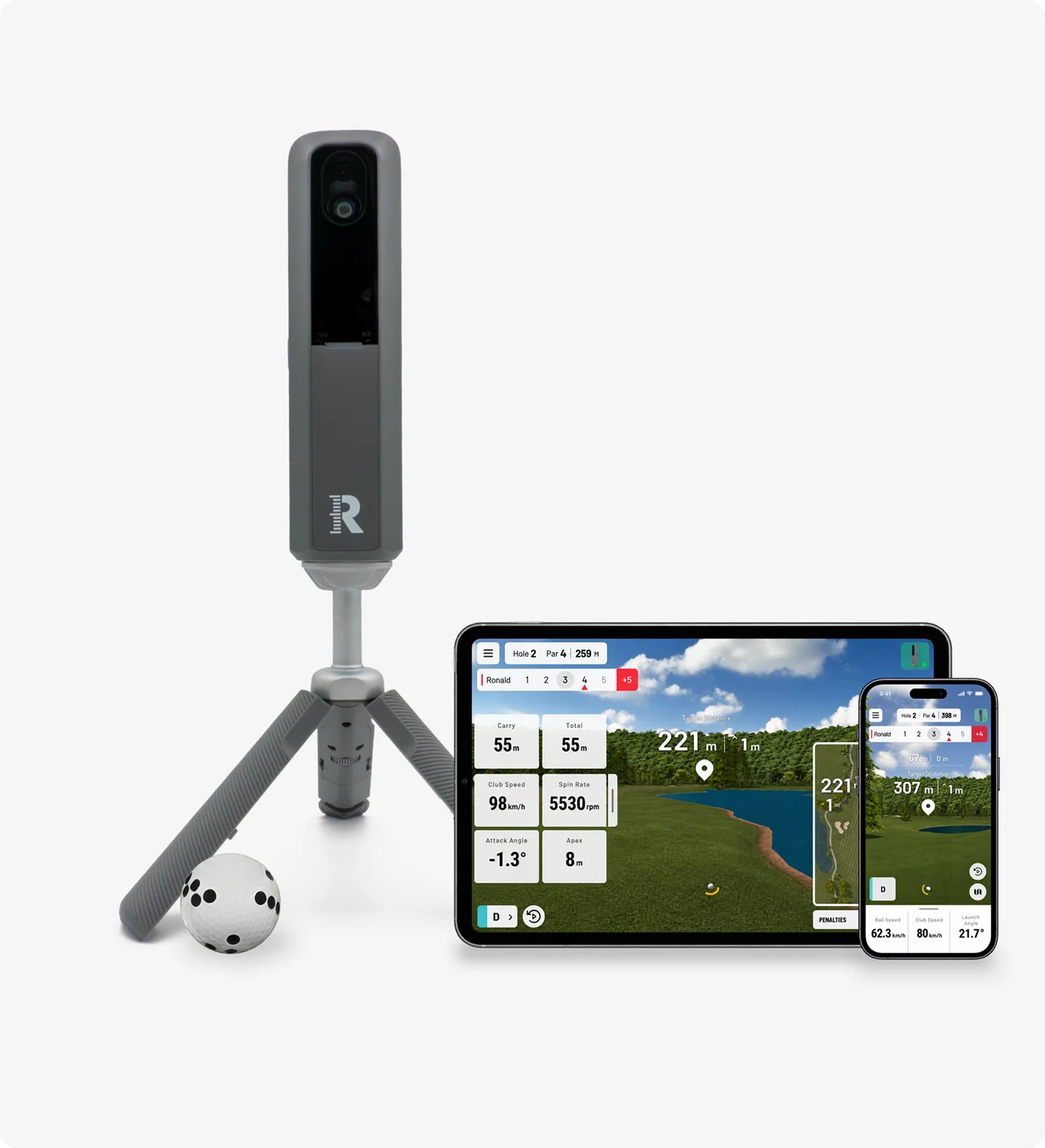 Rapsodo MLM2XPRO mobiler Golf-Launch-Monitor & Simulator