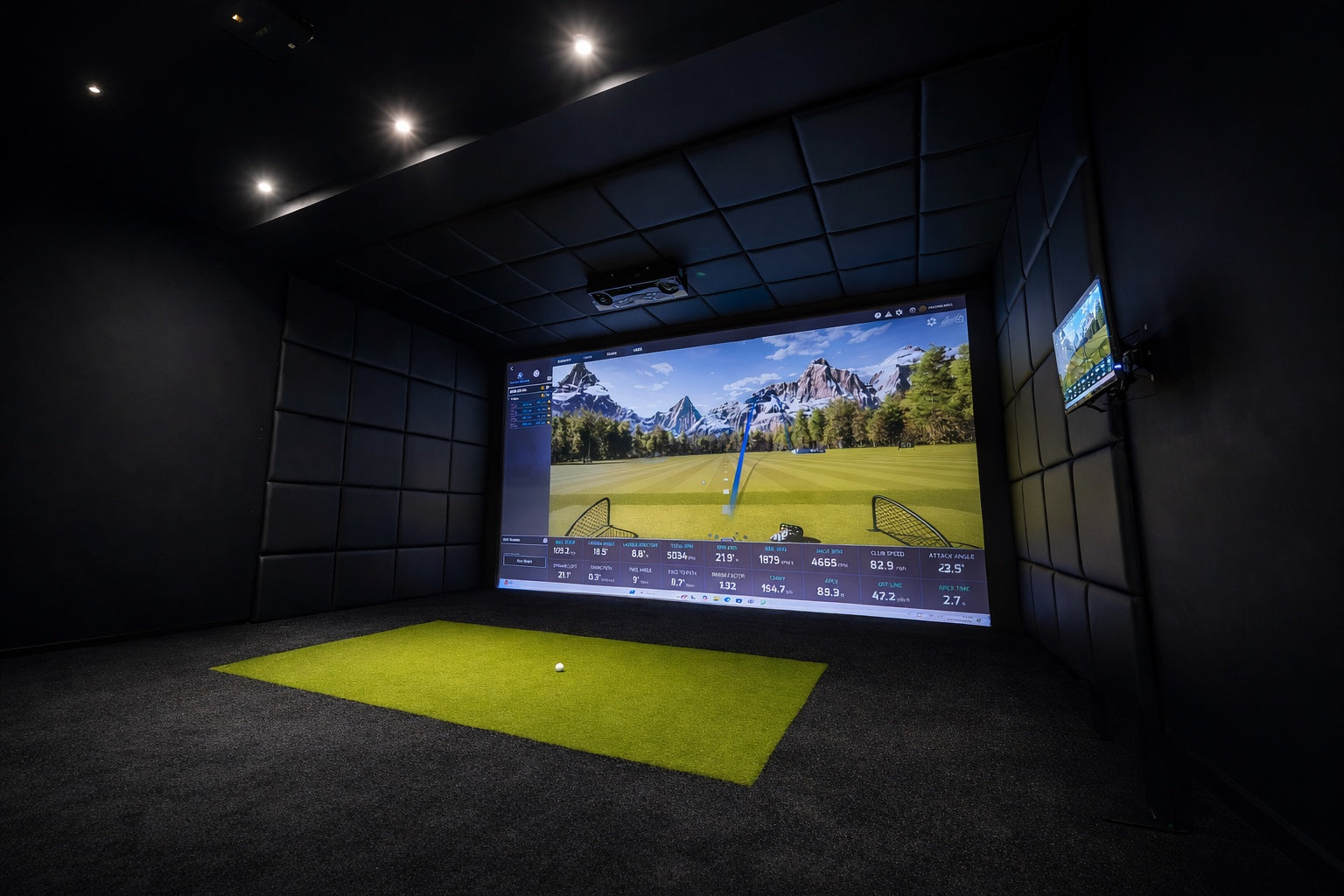 Individuelle Größe Golfbays PRO+ Golf-Impact-Leinwand