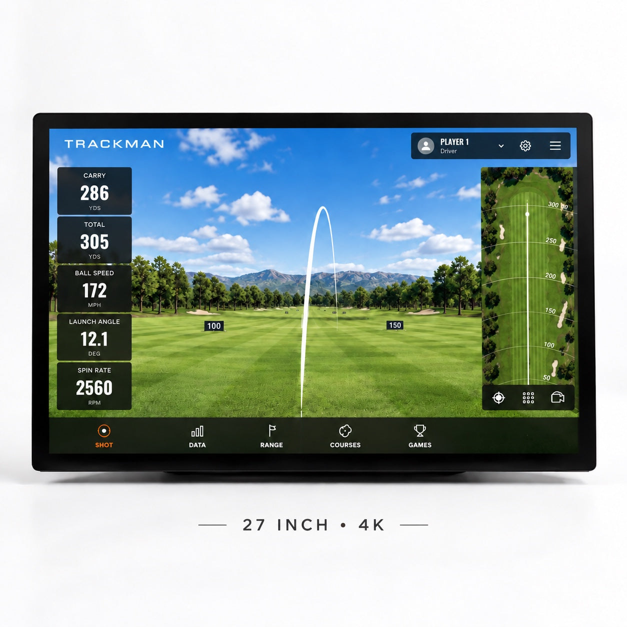 Golfbays 4K-Touchscreen-Monitor 27"