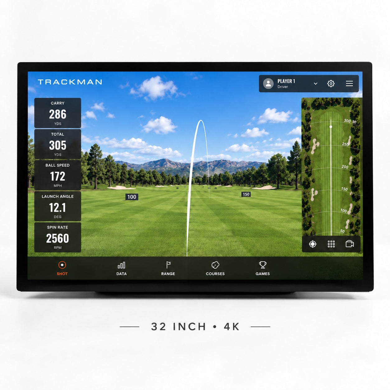 Golfbays 4K-Touchscreen-Monitor 32"
