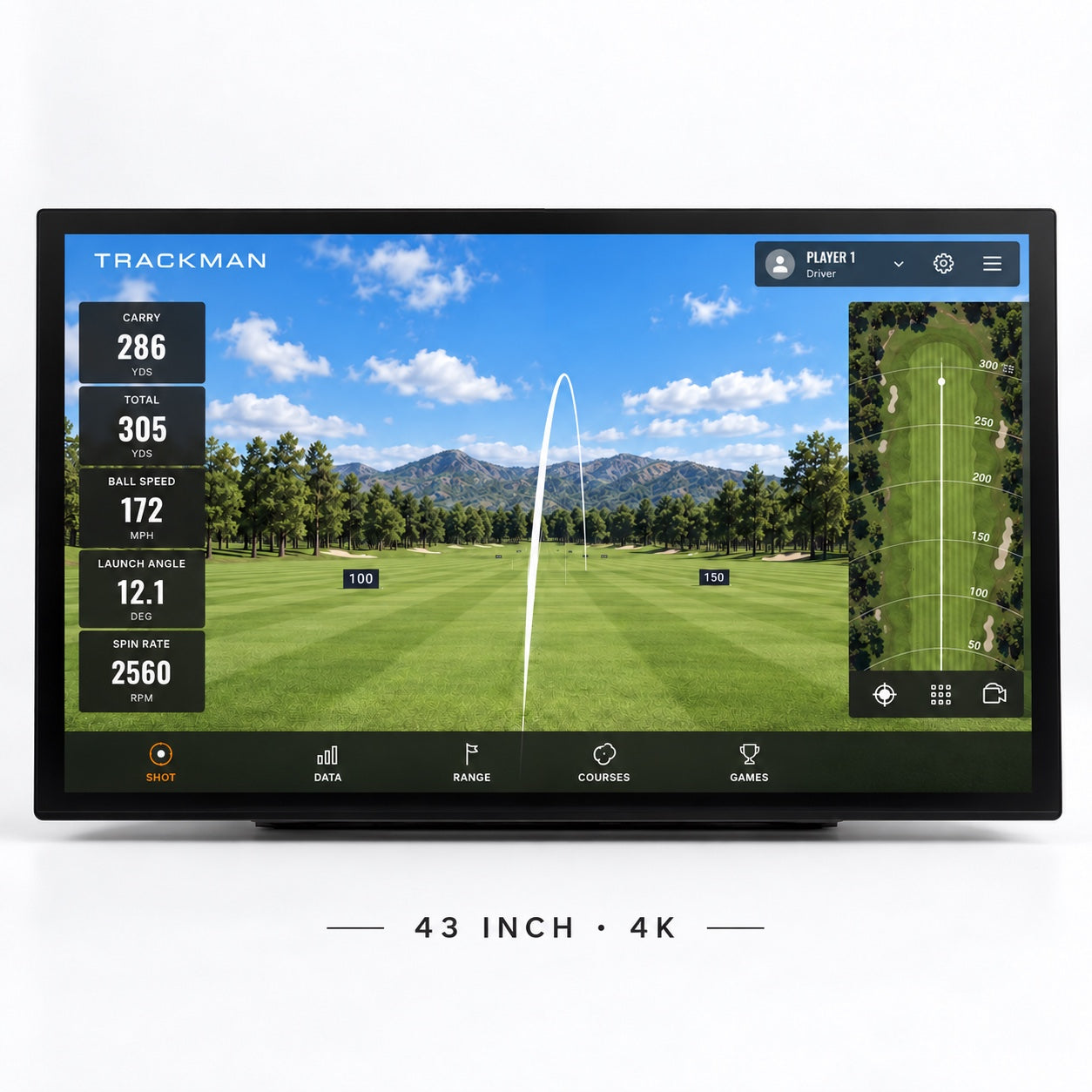 Golfbays 4K-Touchscreen-Monitor 43"
