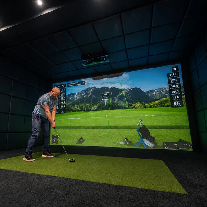 Golfbays Pro+ Golf Simulator Impact Screen Grey