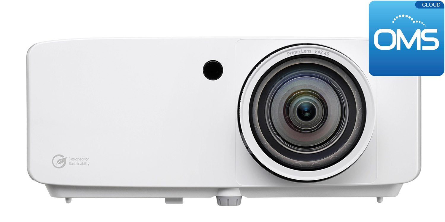 Optoma ZK521ST umweltfreundlicher 4K-UHD-Laserprojektor mit Kurzdistanz