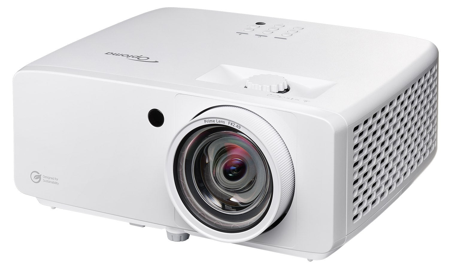 Optoma ZK521ST umweltfreundlicher 4K-UHD-Laserprojektor mit Kurzdistanz