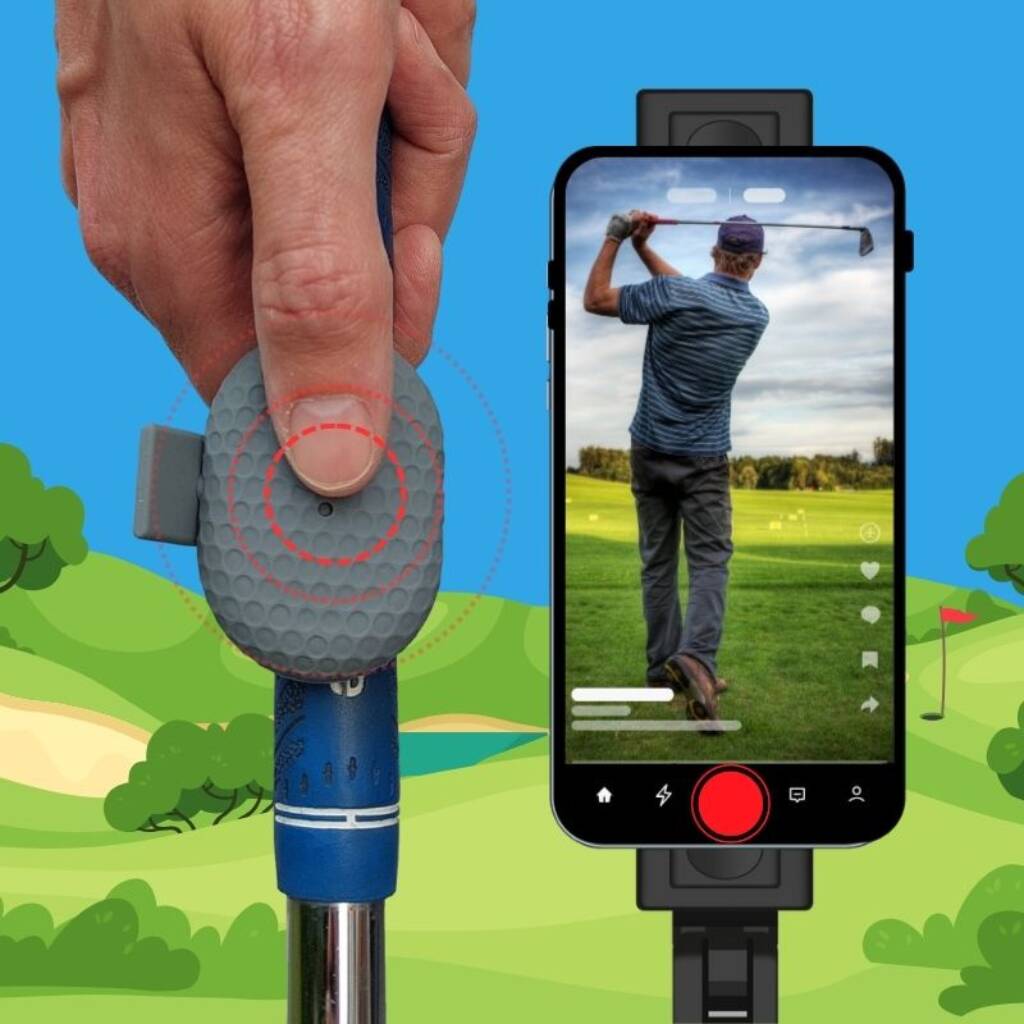 SnapSwing Bluetooth-Fernauslöser für Golf-Schwung-Kamera